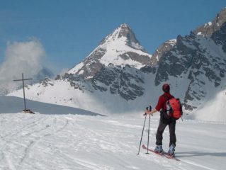 arrivando alla croce della vetta