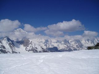 dalla punta vista sul Bianco