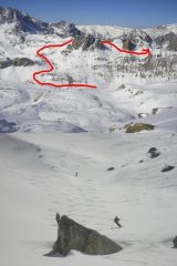 1 parte del fantastico tour 2 discesa nel vallon de Teste