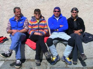 Lo staff del Rifugio Marinelli