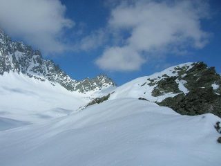 scendendo dalla punta