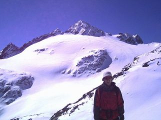 Io con il Ferrè dietro
