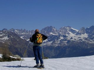 Panoramica sul gruppo del Bernina