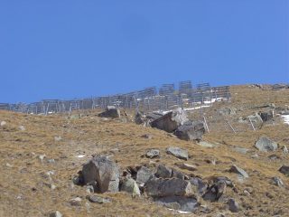 i paravalanghe dietro al casotto