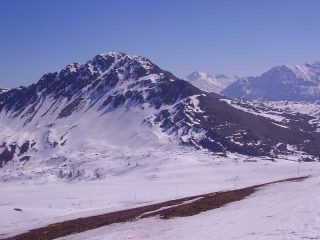 l'innevamento della cima