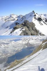 1 Dal Signal verso Punta Lamet 2 salendo, bel panorama verso il lago