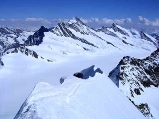 sulla cresta finale del monch