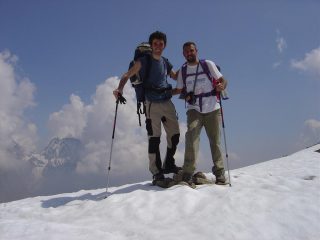 io e Luca al Colle Sià