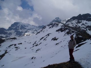 dal colle con vista sulla roisetta e sul tournalin