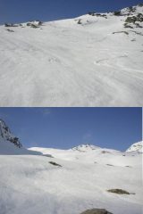1 parte alta 2 uno sguardo verso la cima