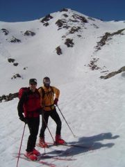 Paolo e Alessandro sotto gli ultimi bei pendii