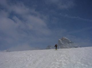 ... sul ghiacciaio verso le Calabre