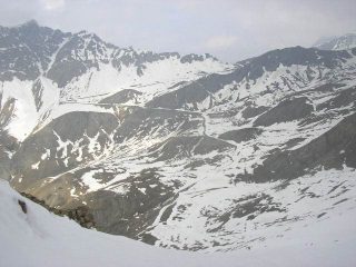 dalla Costa Ciais panorama desolante verso l'Agnello