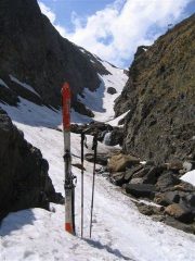 La gola del rio Sabbione, percorsa in salita ed in discesa.