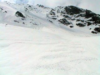 La firma nella parte bassa del percorso