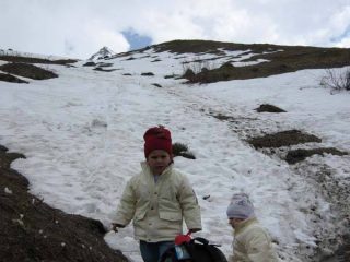 Nei pressi del Rifugio Bonatti