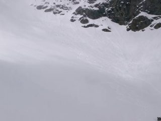 Firme nella farina della prima parte di discesa