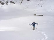salendo verso la Madonnina Nera sopra al Serrù 