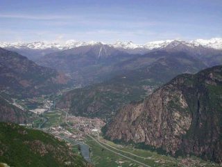 L'ampissimo panorama dalla quota 1600