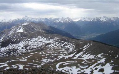 vista dalla vetta su Briancon