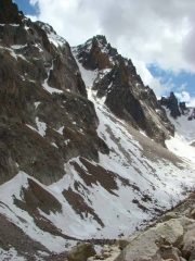il canalone NO della testa di tablasses