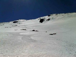 Firn poco sotto la cima