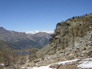 Dal colle del lago bianco, cervino sullo sfondo.
