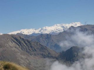 Il Monte Rosa sullo sfondo