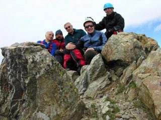 autoscatto in vetta alla Cima dell'Agnel (20-5-2007)