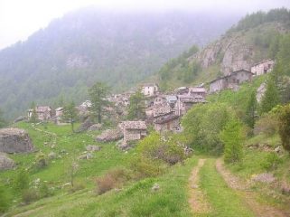 Grange della Valle punto di partenza dell'escursione