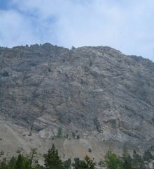 parete vista dall'auto