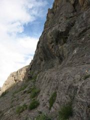 The base of the climb