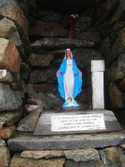 La nuova Madonnina nel pilone in cima al Civrari