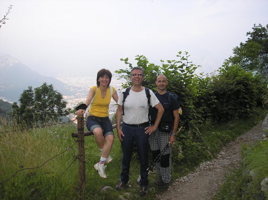 partenza dalla funiviaìdei piani d'erna con Alla Eugenio Francesco