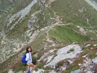 Il colle Lace per un momento senza nebbia