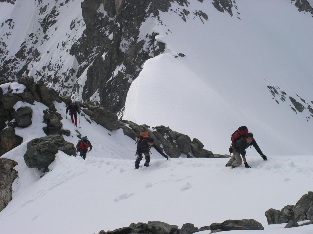 ultimi metri sotto la cima