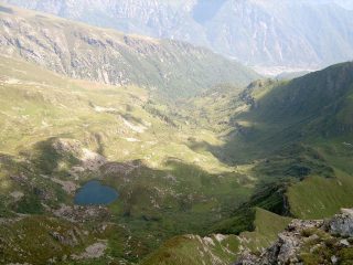 Il Lago di Prafiorito dalla Marsè