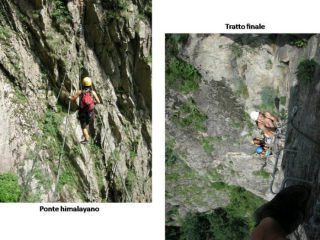 immagine dei punti più interessanti:ponte himalayano e tratto finale