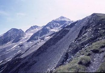 la vetta dello Scopì lungo la sua cresta W