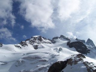 visuale sulle tre meije