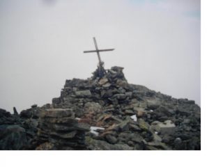 La croce di vetta..