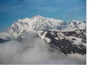 La est del Rosa dalla vetta..
