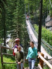 il primo ponte tibetano