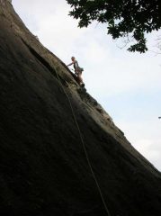 in arrampicata su bagheera