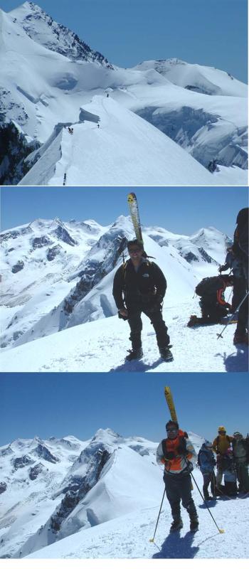 vista del breithorn centrale