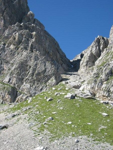 il canale urante la salita