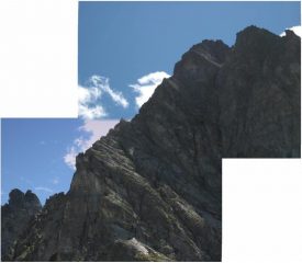 visione d'insieme della cresta