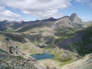 Lago nero e roc la niera visti dal colletto.