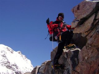 la rocciosa vetta della Punta Giordani