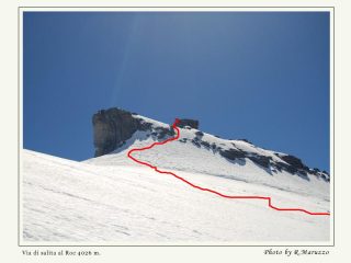 via di salita al roc